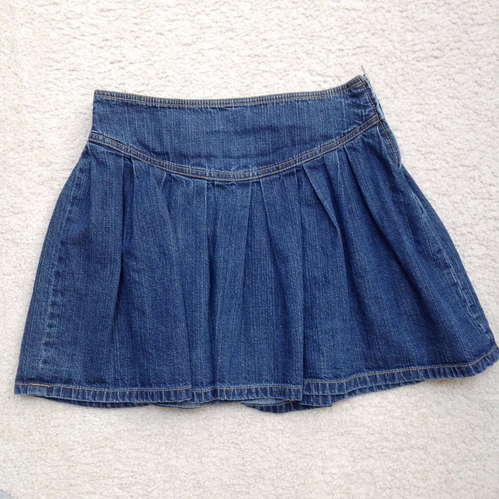 fcuk jeans Jean Mini Skirt